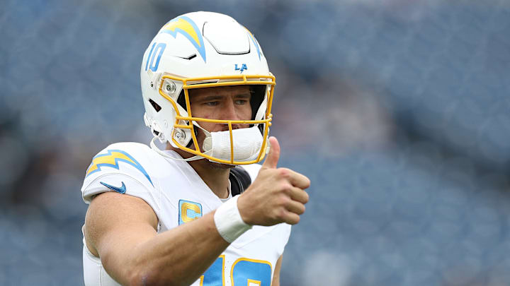 Los Angeles Chargers quarterback Justin Herbert Los Angeles Chargers quarterback Justin Herbert
