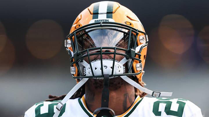 Jan 12, 2025; Philadelphia, Pennsylvania, USA; Green Bay Packers safety Xavier McKinney (29) before action against the Philadelphia Eagles in an NFC wild card game at Lincoln Financial Field. Mandatory Credit: Bill Streicher-Imagn Images Jan 12, 2025; Philadelphia, Pennsylvania, USA; Green Bay Packers safety Xavier McKinney (29) before action against the Philadelphia Eagles in an NFC wild card game at Lincoln Financial Field. Mandatory Credit: Bill Streicher-Imagn Images