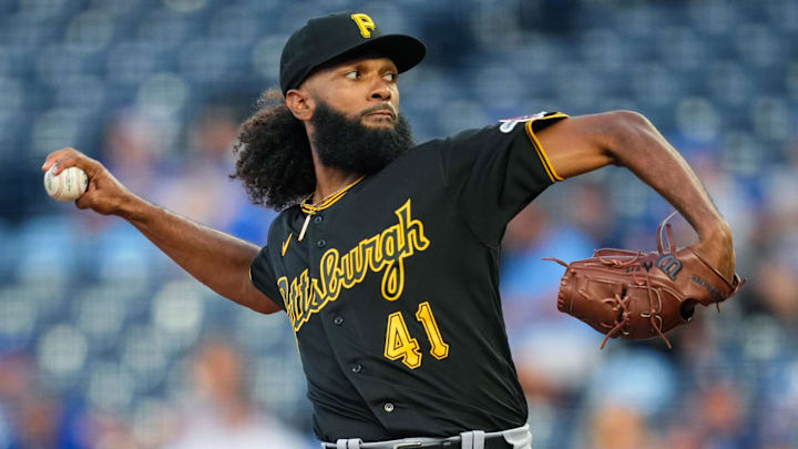 Pittsburgh Pirates starting pitcher Andre Jackson (41)