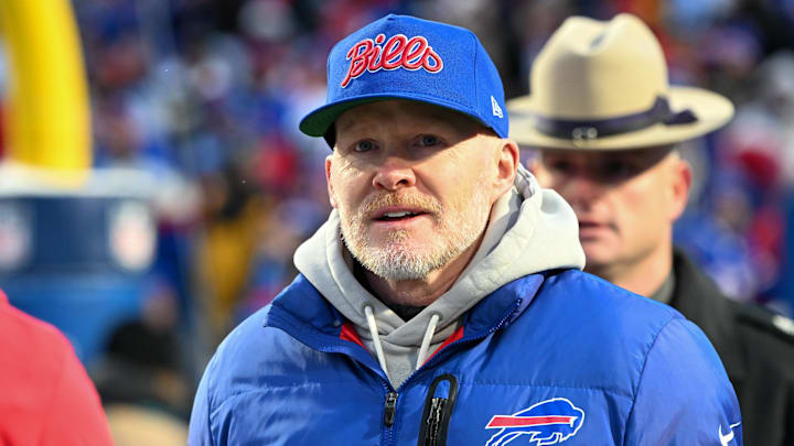 Buffalo Bills' head coach Sean McDermott. Buffalo Bills' head coach Sean McDermott.