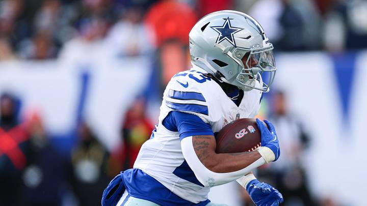 Dallas Cowboys running back Jaydon Blue. Dallas Cowboys running back Jaydon Blue.