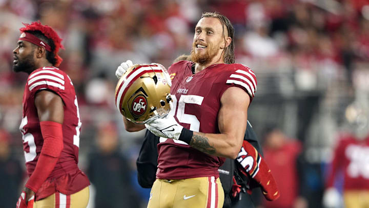 San Francisco 49ers tight end George Kittle.