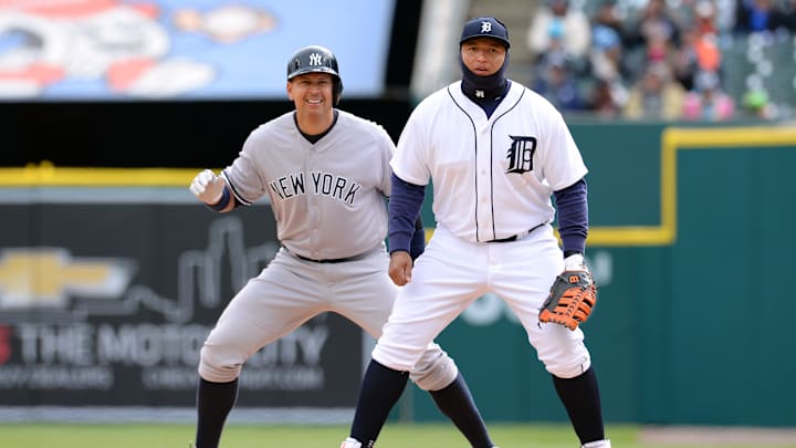 Alex Rodríguez felicitó a Miguel Cabrera por sus 3.000 hits 