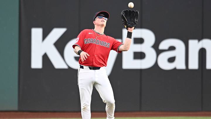 Jun 30, 2026: Cleveland Guardians left fielder Cooper Ingle (30) catches a ball hit by Texas Rangers left fielder Alejandro Osuna (not pictured) during the seventh inning at Progressive Field. Credit: Ken Blaze-Imagn Images Jun 30, 2026: Cleveland Guardians left fielder Cooper Ingle (30) catches a ball hit by Texas Rangers left fielder Alejandro Osuna (not pictured) during the seventh inning at Progressive Field. Credit: Ken Blaze-Imagn Images