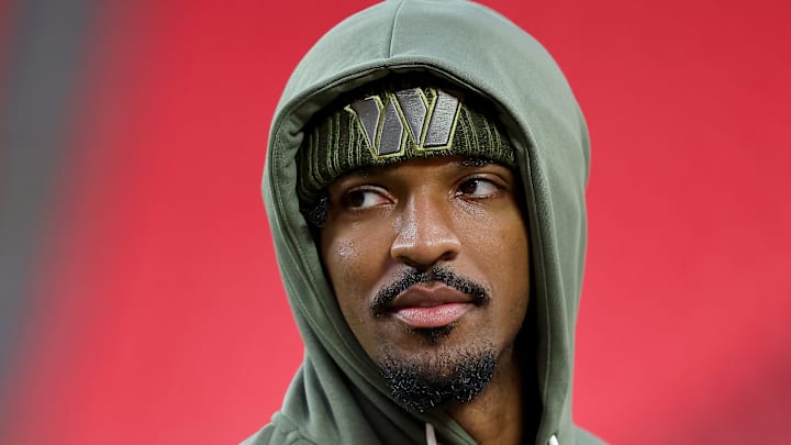 Washington Commanders quarterback Jayden Daniels