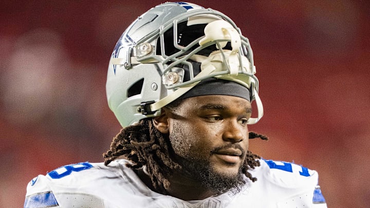 Dallas Cowboys defensive tackle Mazi Smith after the game against the San Francisco 49ers at Levi's Stadium.