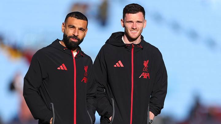 Mohamed Salah (left) and Andy Robertson (right) will leave Liverpool this summer. Mohamed Salah (left) and Andy Robertson (right) will leave Liverpool this summer.
