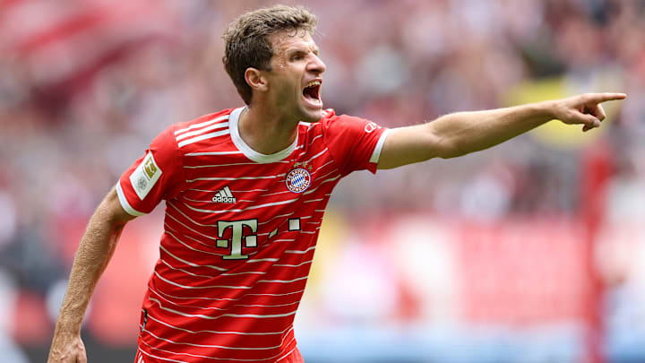 Thomas Muller lors de la rencontre face Stuttgart.