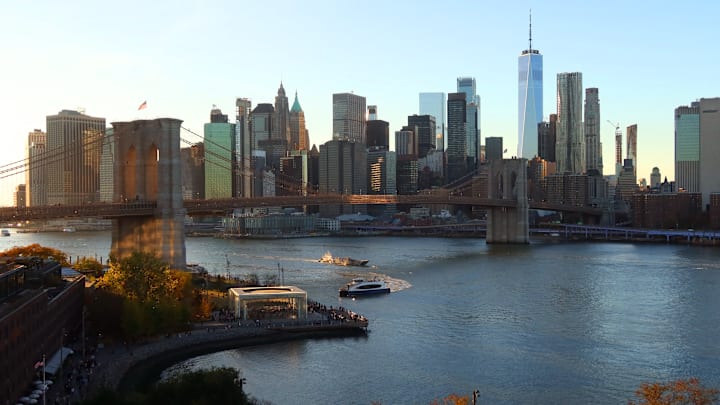 Sunset in New York City