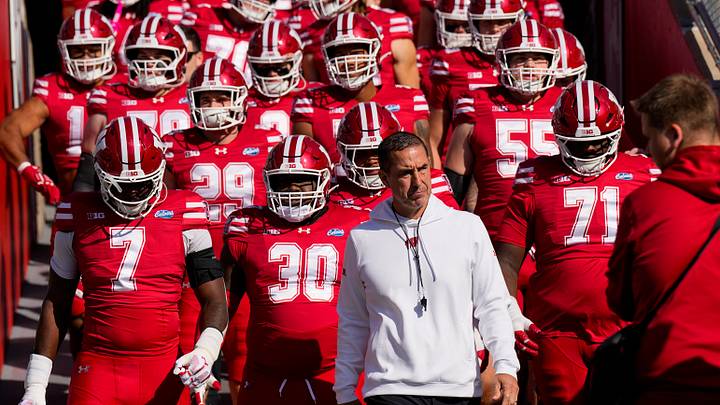 Wisconsin Badgers head coach Luke Fickell. Wisconsin Badgers head coach Luke Fickell.