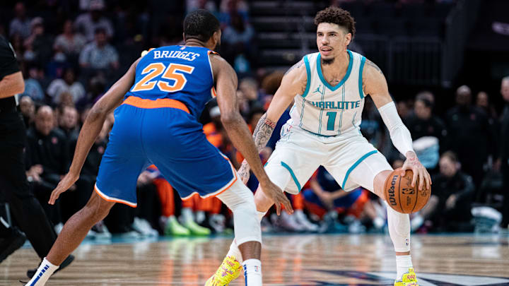 New York Knicks, Charlotte Hornets, LaMelo Ball