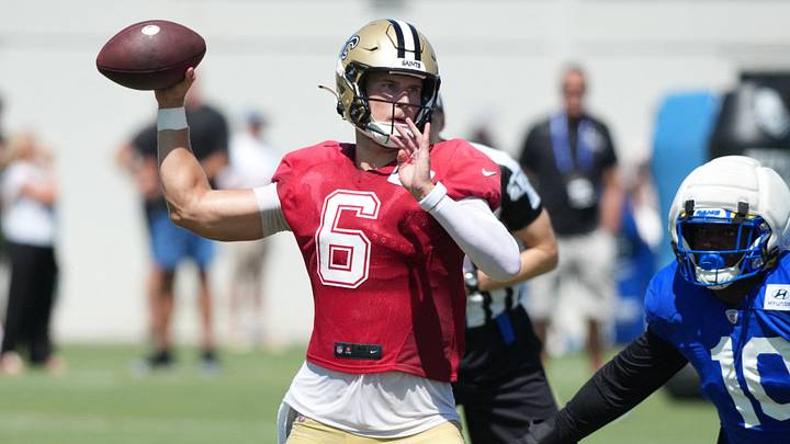 Saints quarterback Tyler Shough threw just 10 touchdown passes in 11 games (nine starts) as a rookie last season.
