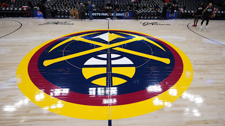 Jan 29, 2026; Denver, Colorado, USA; General view of mid court inside of Ball Arena before the game between the Brooklyn Nets against the Denver Nuggets. Jan 29, 2026; Denver, Colorado, USA; General view of mid court inside of Ball Arena before the game between the Brooklyn Nets against the Denver Nuggets.