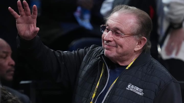 Feb 17, 2023; Salt Lake City, UT, USA; Indiana Pacers owner Herb Simon in attendance at the 2023 NBA Feb 17, 2023; Salt Lake City, UT, USA; Indiana Pacers owner Herb Simon in attendance at the 2023 NBA