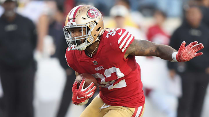 San Francisco 49ers running back Tyrion Davis-Price