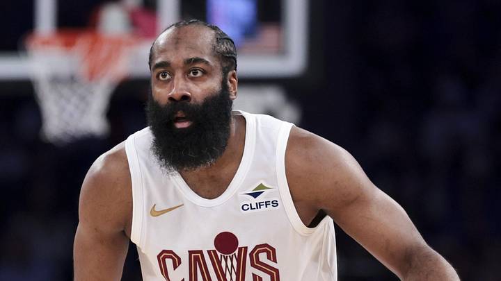 Cleveland Cavaliers guard James Harden (1) Cleveland Cavaliers guard James Harden (1)