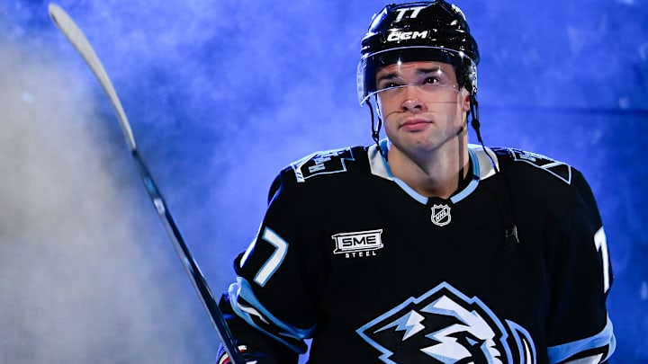 Current Utah Mammoth and former Buffalo Sabres forward JJ Peterka Current Utah Mammoth and former Buffalo Sabres forward JJ Peterka