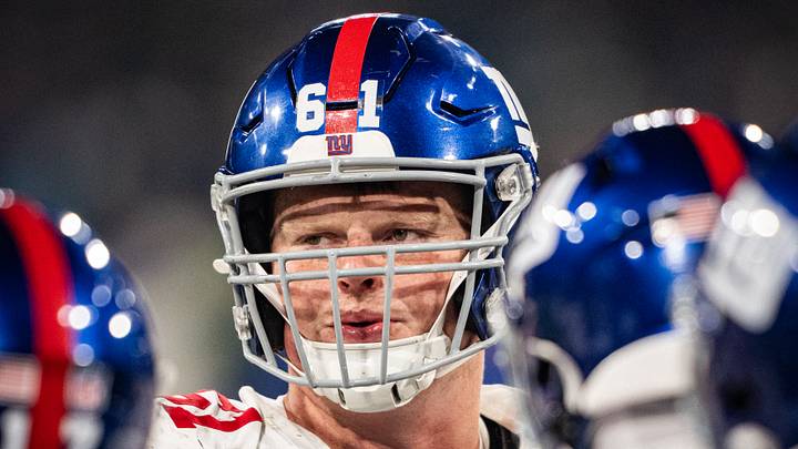 New York Giants - center John Michael Schmitz New York Giants - center John Michael Schmitz