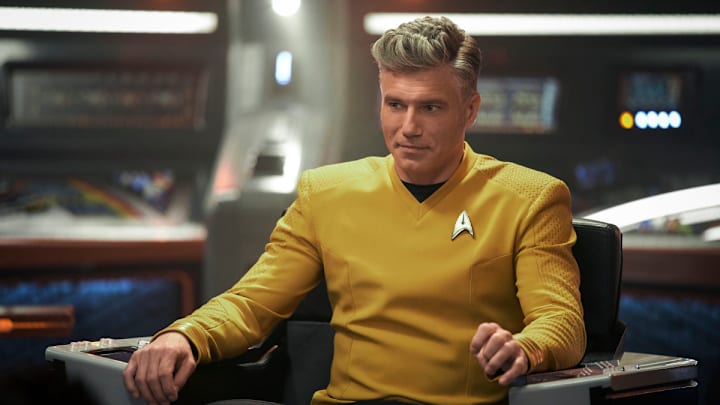 Pictured: Anson Mount as Pike of the Paramount+ original series STAR TREK: STRANGE NEW WORLDS. Photo Cr: Marni Grossman/Paramount+ ©2022 ViacomCBS. All Rights Reserved.