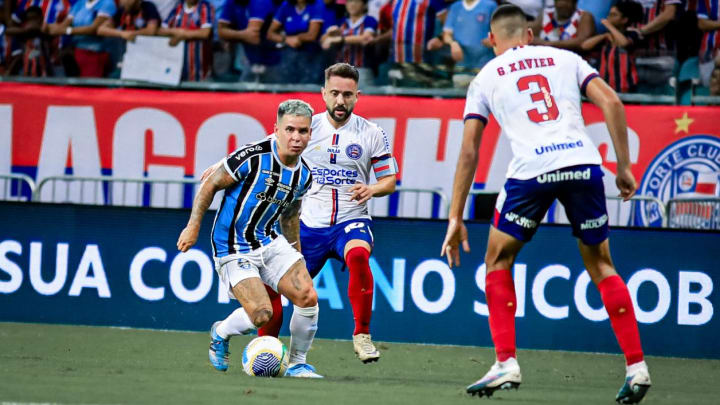 O Bahia venceu o Grêmio por 1 a 0 no Primeiro Turno.