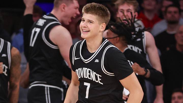 Jan 3, 2026; New York, New York, USA; Providence Friars guard Stefan Vaaks (7) after scoring in the second half against the St. John's Red Storm at Madison Square Garden. Mandatory Credit: Wendell Cruz-Imagn Images Jan 3, 2026; New York, New York, USA; Providence Friars guard Stefan Vaaks (7) after scoring in the second half against the St. John's Red Storm at Madison Square Garden. Mandatory Credit: Wendell Cruz-Imagn Images