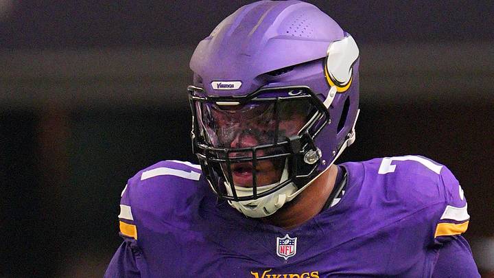 Starting LT Christian Darrisaw left Sunday's win over the Vikings with an injury, which could thrust rookie Caleb Tiernan into a bigger role. Starting LT Christian Darrisaw left Sunday's win over the Vikings with an injury, which could thrust rookie Caleb Tiernan into a bigger role.