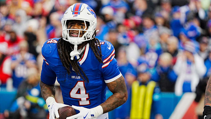 Buffalo Bills running back James Cook.