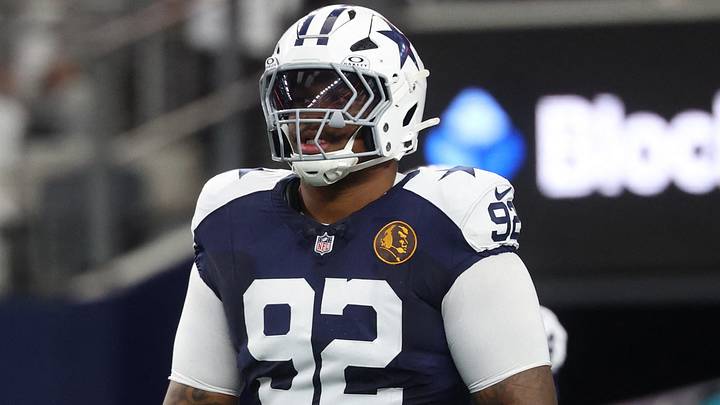 Dallas Cowboys defensive tackle Quinnen Williams. Dallas Cowboys defensive tackle Quinnen Williams.