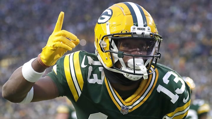 Green Bay Packers wide receiver Dontayvion Wicks