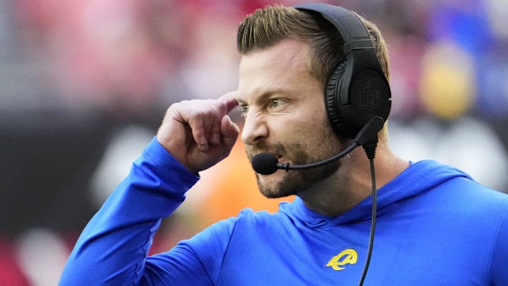 Los Angeles Rams head coach Sean McVay
