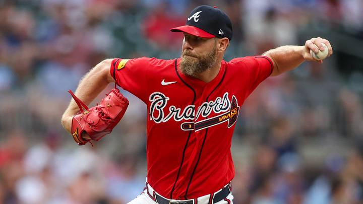 Jul 17, 2026; Atlanta, Georgia, USA; Atlanta Braves pitcher Chris Sale (51) throws against the Texas Rangers in the first inning at Truist Park. Mandatory Credit: Brett Davis-Imagn Images Jul 17, 2026; Atlanta, Georgia, USA; Atlanta Braves pitcher Chris Sale (51) throws against the Texas Rangers in the first inning at Truist Park. Mandatory Credit: Brett Davis-Imagn Images