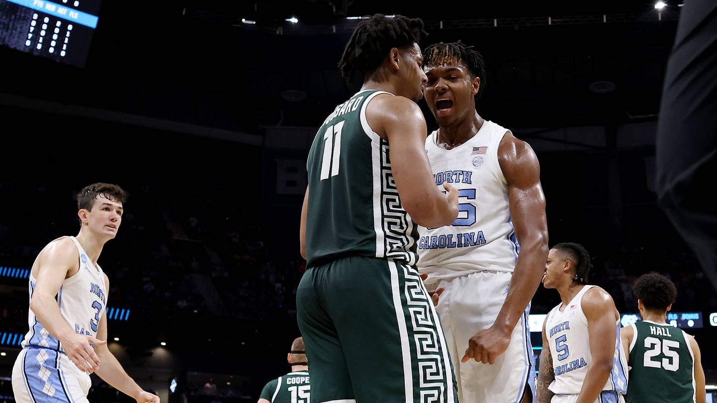UNC star gets last laugh for 'ridiculous' Michigan State trash talk ...