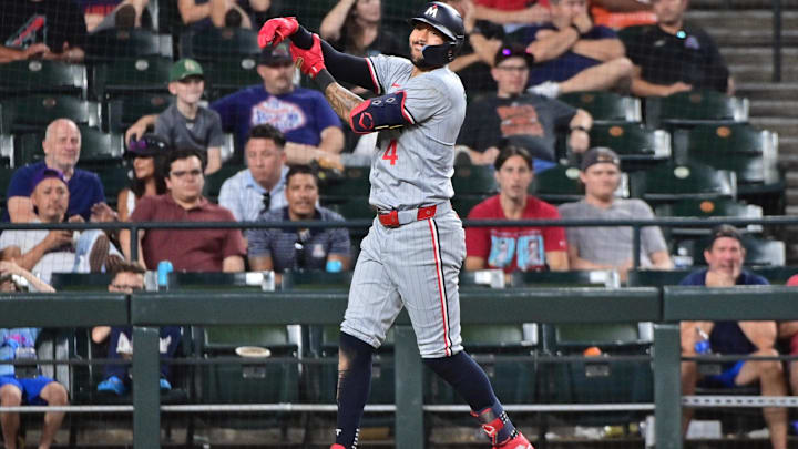 Jun 27, 2024: Carlos Correa and the Minnesota Twins might have avoided disaster after he was hit by a pitch on Thursday afternoon. Mandatory Credit: Matt Kartozian-USA TODAY Sports