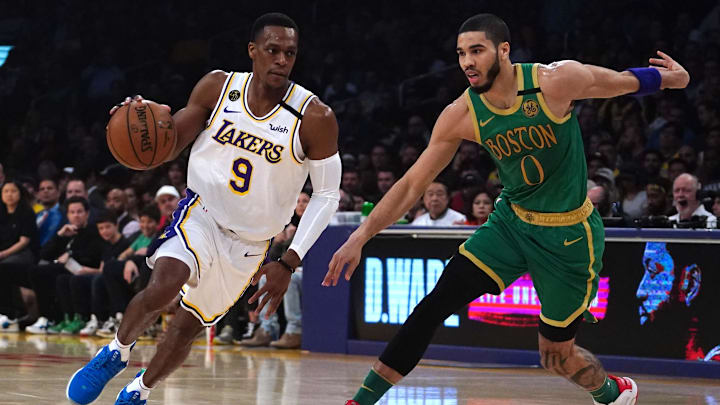 Rajon Rondo and Jayson Tatum Rajon Rondo and Jayson Tatum