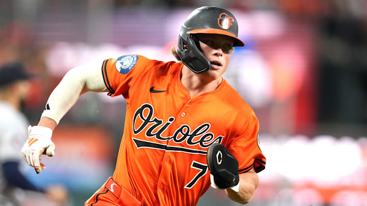 Baltimore Orioles infielder Jackson Holliday.