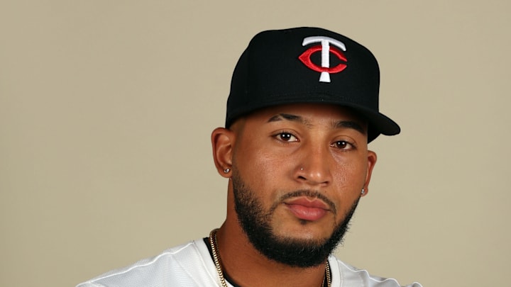 Feb 22, 2024; Lee County, FL, USA; Minnesota Twins center fielder Emmanuel Rodriguez (90) poses for a photo during photo day at Hammond Stadium. Mandatory Credit: Kim Klement Neitzel-Imagn Images Feb 22, 2024; Lee County, FL, USA; Minnesota Twins center fielder Emmanuel Rodriguez (90) poses for a photo during photo day at Hammond Stadium. Mandatory Credit: Kim Klement Neitzel-Imagn Images