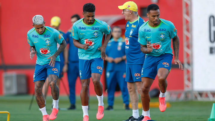 Seleção fez último treino no Barradão
