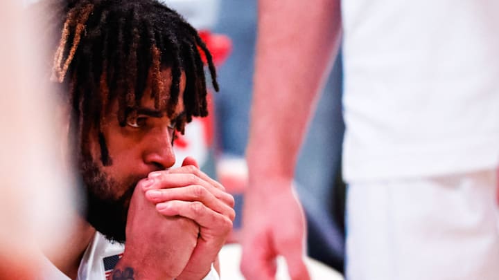 UNC basketball guard RJ Davis UNC basketball guard RJ Davis