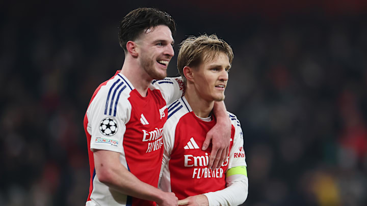 Arsenal's midfielders were on the scoresheet on Wednesday night