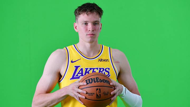 Los Angeles Lakers player Dalton Knecht