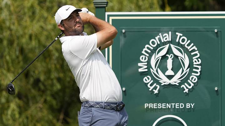 Scottie Scheffler is looking to three-peat at the Memorial. 