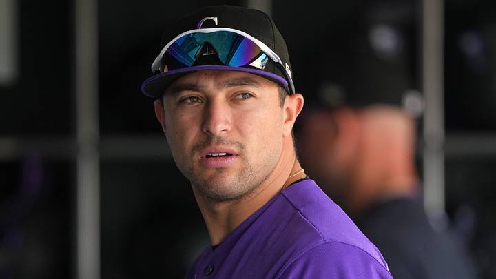 Jul 12, 2026: Colorado Rockies second baseman Tyler Freeman (2) before the game against the San Francisco Giants at Oracle Park. Credit: Darren Yamashita-Imagn Images