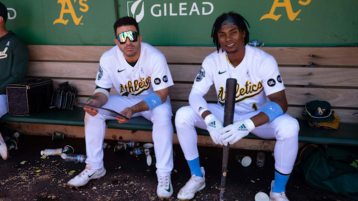 Ramon Laureano, Esteury Ruiz, Oakland Athletics, Oakland A's