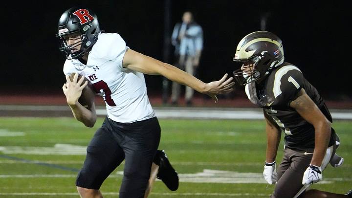 Quarterback Charlie Brady (7) and the Rye Garnets are currently 11th in this week's High School On SI New York Top 25 state rankings. Quarterback Charlie Brady (7) and the Rye Garnets are currently 11th in this week's High School On SI New York Top 25 state rankings.