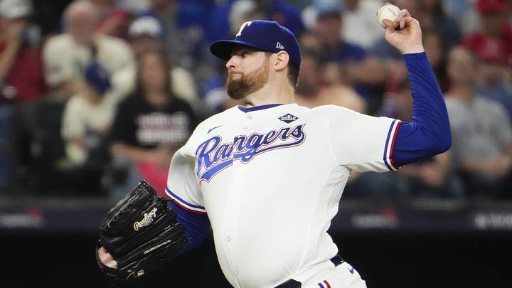 Texas Rangers starting pitcher Jordan Montgomery. Texas Rangers starting pitcher Jordan Montgomery.