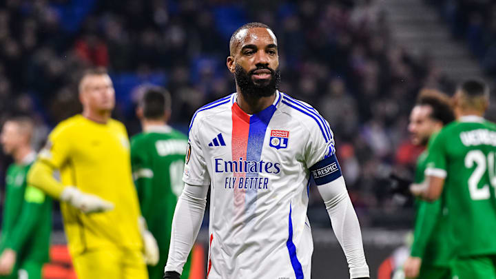 Alexandre Lacazette a inscrit un doublé face à Brest ce week-end (2-1). 