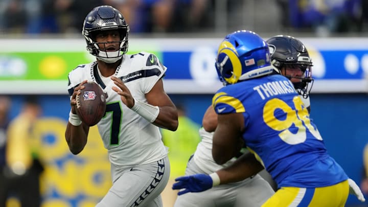 The Seahawks are heavy road favorites to the Los Angeles Rams in NFL Week 18 action.