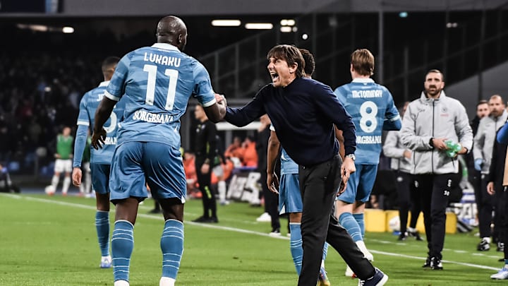 Antonio Conte e Romelu Lukaku Antonio Conte e Romelu Lukaku