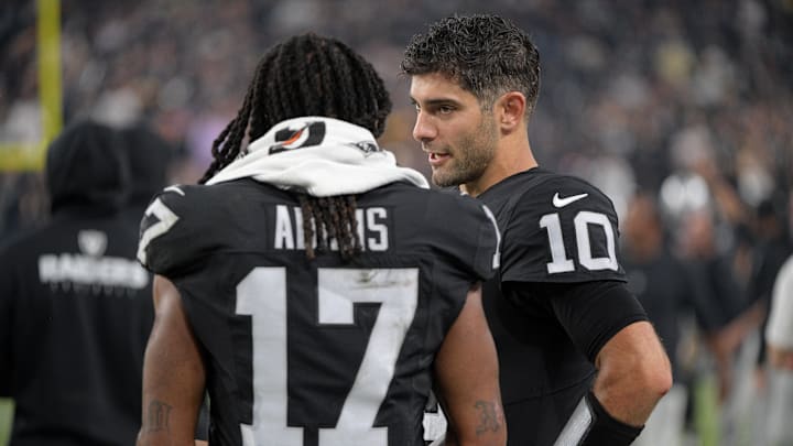 Jimmy Garoppolo, Davante Adams, Las Vegas Raiders