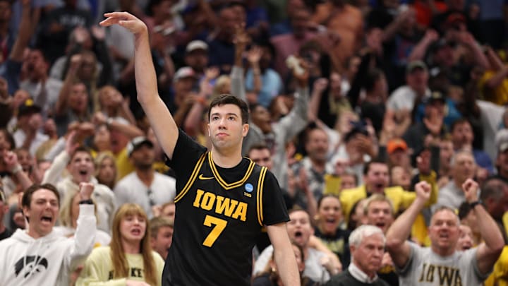 Alvaro Folgueiras hit the game-winning shot to send Iowa to its first Sweet 16 since 1999. 